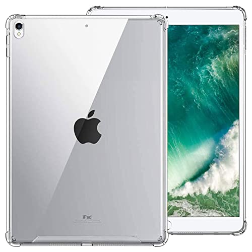 Verco ultraleichte Tablet-Hülle für iPad Pro 10.5 Zoll, Robustes Case verstärkter Kantenschutz Schutzhülle für Apple iPad Pro 10.5 Hülle Transparent von Verco