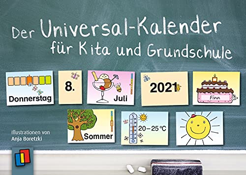 Der Universal-Kalender für Kita und Grundschule - Ausgabe 2021-110 Karten zum individuellen Zusammenlegen von Verlag An Der Ruhr