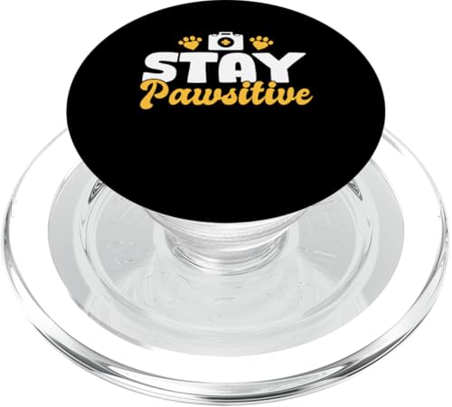 Stay Pawsitive Vet Tech Veterinary Assistant PopSockets PopGrip für MagSafe von Vet Tech Design Veterinary Assistant