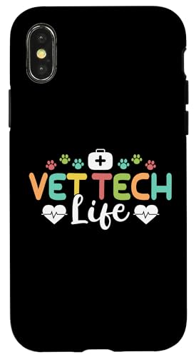 Hülle für iPhone X/XS Vet Tech Life Vet Tech Veterinary Assistant von Vet Tech Veterinary Assistant Designs