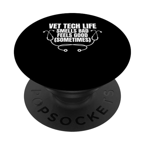 Vet Tech Life Veterinary Assistant PopSockets Klebender PopGrip von Vet Tech Veterinary Assistant Designs