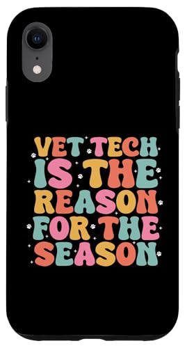 Hülle für iPhone XR Vet Tech Is The Reason For The Season Veterinary von Vet Tech Veterinary Assistant Ideen