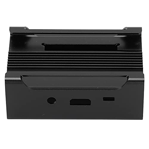 Vibrivio Casefor Raspberry Pi Metall-Schutzhülle, CNC-verarbeitete Aluminium-Legierung, Gehäuse für Raspberry Pi 3, Schwarz von Vibrivio