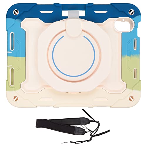 Vibrivio Cover Fall Protector Case Tablet Hülle für iOS Tablet 2021 Mini 6, Shakeproof Schutzhülle mit 360° drehbarer Halterung und Stifthalter, 8,3 Zoll, Dazzling Blue von Vibrivio