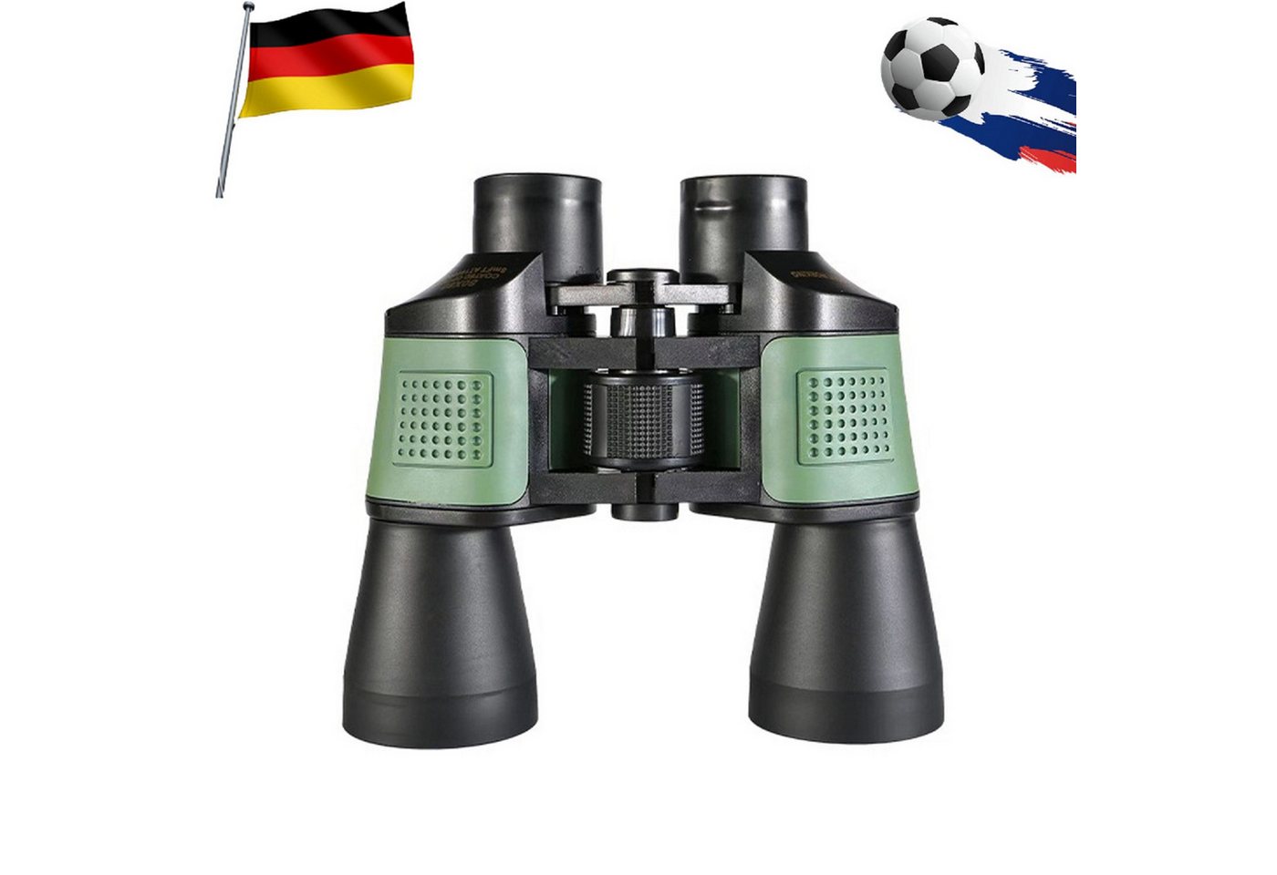 Vicbuy 80x80 HD Ferngläser, Jagdfernglas, Schwaches Licht Nachtsicht Femrohr Fernglas (Hochauflösendes Teleskop, 1200m Sichtfeld/EM 24/Fußballspiel/Olympisch) von Vicbuy