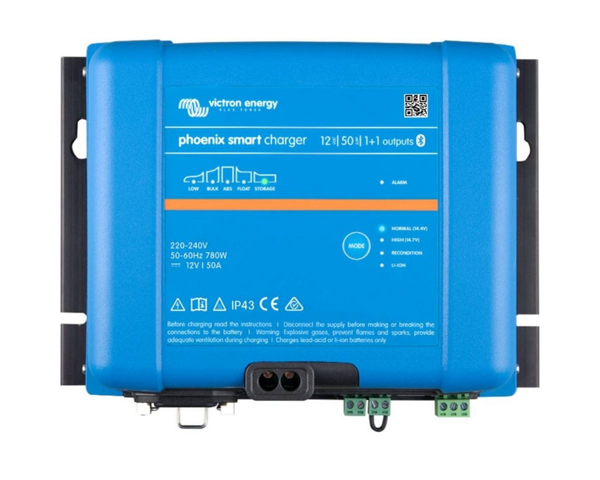 Victron Energy Phoenix Smart IP43 24/25(1+1) Ladegerät mit 2 Ausgängen Batterie-Ladegerät (25 mA) von Victron Energy