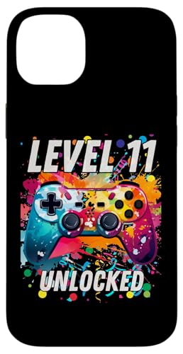 Hülle für iPhone 14 Plus Gaming Vintage, 11-jähriger Junge, Mädchen, Gamer zum 11. Geburtstag von Video Game Vintage Gammer Birthday Gifts Girl Boy