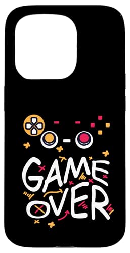 Spiel vorbei bunt Hülle für iPhone 15 Pro von Video Games Lover Gamer Boys Men Kids