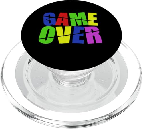 Spiel vorbei bunt PopSockets PopGrip für MagSafe von Video Games Lover Gamer Boys Men Kids