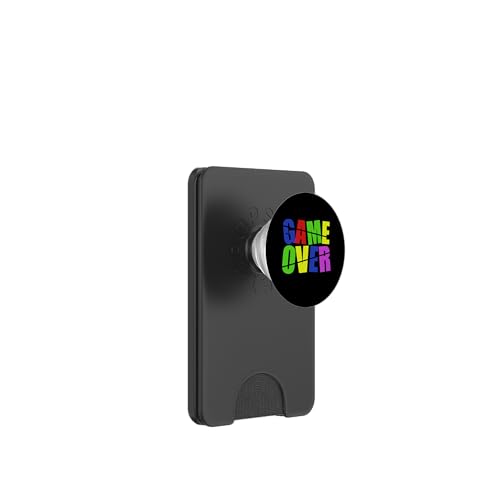 Spiel vorbei bunt PopSockets PopWallet für MagSafe von Video Games Lover Gamer Boys Men Kids