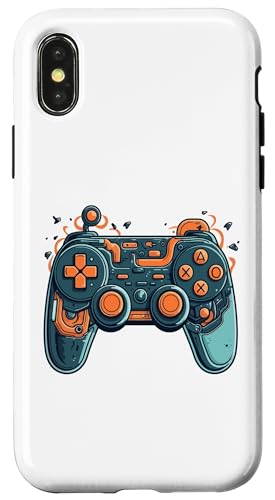 lebendige Gaming-Controller-Kunst Hülle für iPhone X/XS von Video Games Lover Gamer Boys Men Kids