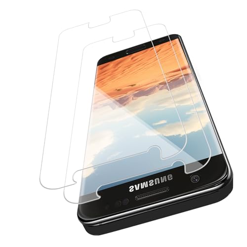 Schutzfolie für Panzerglas für Samsung Galaxy S7, 2 Stück Anti Kratzer Panzerfolie für Samsung S7 Schutzglas, Ultra-Klar Anti-Fingerprint Handyfolie für Galaxy S7 Panzer Schutz Glas von VideoSecu