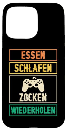 Gaming Zocken Zocker Gamer Hülle für iPhone 15 Pro Max von Videospiele Computerspiele Gamer