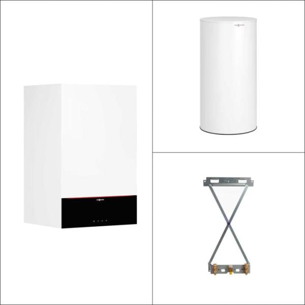 Viessmann Gas-Brennwert Paket Vitodens 200-W B2HF 19 kW 3,5" Displa... von Viessmann