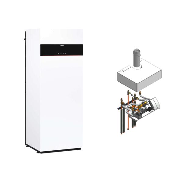 Viessmann Paket Vitodens 222-F B2SF Gas-Brennwert Kompaktgerät 25 k... von Viessmann