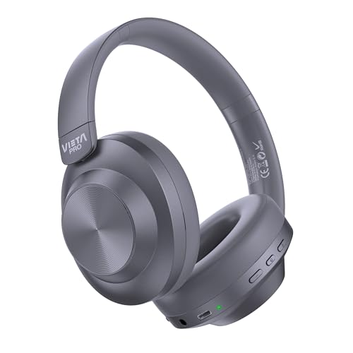 Vieta Pro Way 4 Headset, Bluetooth, AUX-Eingang, Mikrofon inklusive, Gaming-Modus, Dual-Pairing und Akku bis zu 50 Stunden. von Vieta Pro