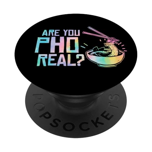 Are You Pho Real - Vietnamesisches Wortspiel PopSockets mit austauschbarem PopGrip von Vietnamese Pride Pho Noodle Soup Lover Essentials