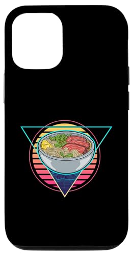 Hülle für iPhone 14 Pro Retro Futuristic Pho Synthwave Vietnamesische Ästhetik von Vietnamese Pride Pho Noodle Soup Lover Essentials