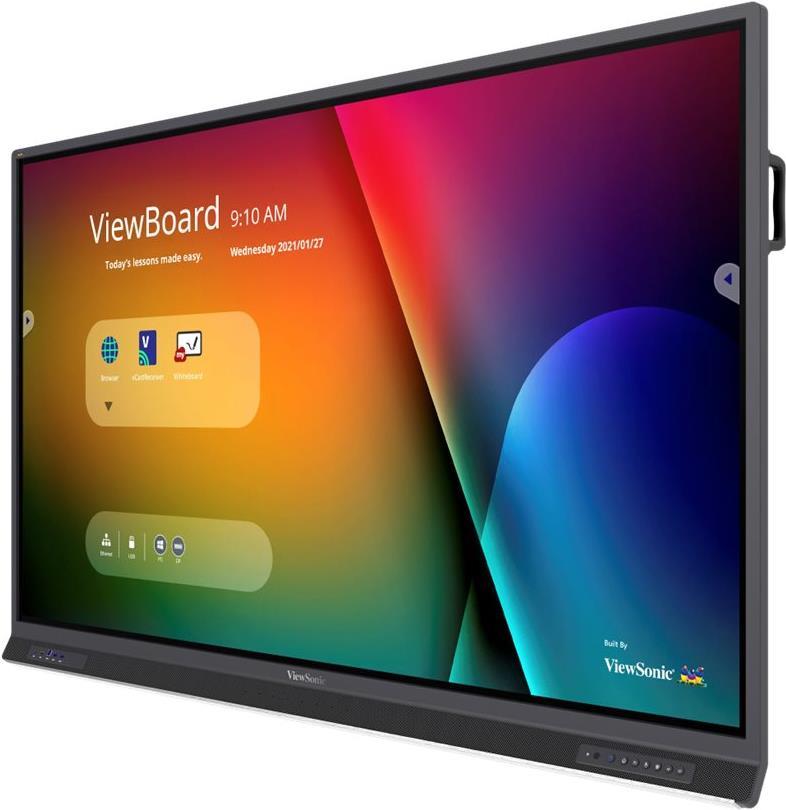 Viewsonic IFP7552-1B Touchscreen-Monitor 190,5 cm (75" ) 3840 x 2160 Pixel Dual-Touch Schwarz [Energieklasse G] (IFP7552-1B) von Viewsonic