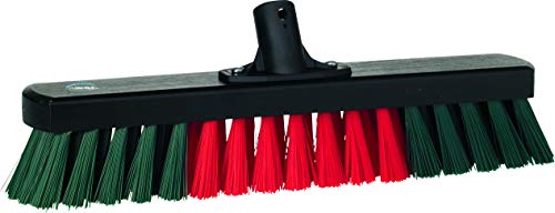 WerkplaatsbezemZwart hout, met stevige rood/groene synthetische vezels WerkplaatsbezemZwart hout, met stevige rood/groene synthetische vezels von Vikan