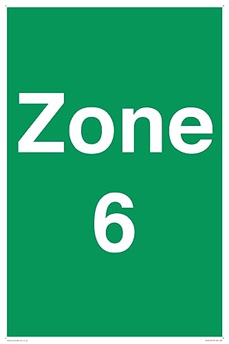 Zone 6 Schild – 400 x 600 mm – A2P Zone 6 Schild – 400 x 600 mm – A2P von Viking Signs