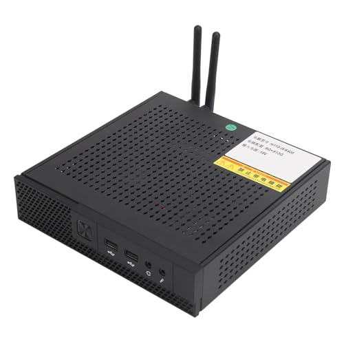 Vikye Mikro-Desktop-Computer, 2,4 G 5 G WiFi DDR4 -PC, Professioneller (für I7, für 4. Generation, 8G 256G, 5GWIFI EU-Stecker) von Vikye