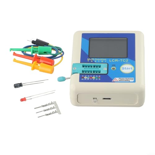 Blue+White LCR TC2 Transistor-Tester für Diode, Triode, MOSPNPNPN Transistor von Vilgftyiet