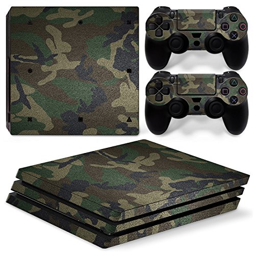 VINCORP passend für PS4 Playstation 4 Pro Skin Design Foils Aufkleber Schutzfolie Set - Camouflage Army Bundeswehr Bund [PlayStation 4] … von VinCorp