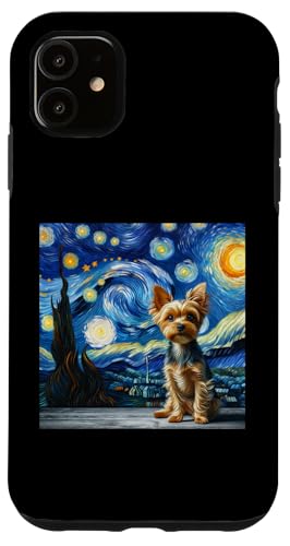 Hülle für iPhone 11 Toy Terrier Sternennachthemd Vincent Van Gogh Art Hund von Vincent Van Gogh Gifts and Famous Art Shirts