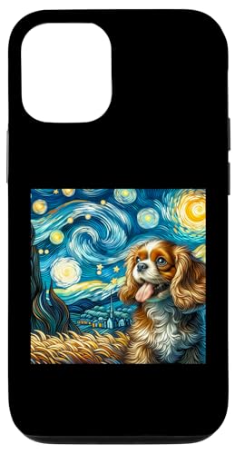 Hülle für iPhone 13 King Charles Spaniel Sternennachthemd Vincent Van Gogh Hund von Vincent Van Gogh Gifts and Famous Art Shirts