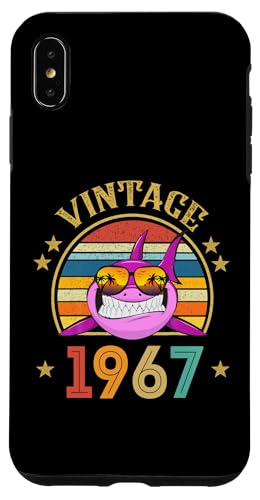 Hülle für iPhone XS Max Vintage Hai Geschenk 58 Jahre alt für Frauen Retro Vintage 1967 von Vintage 1967 Shirt Classic Retro 58 Birthday Gift