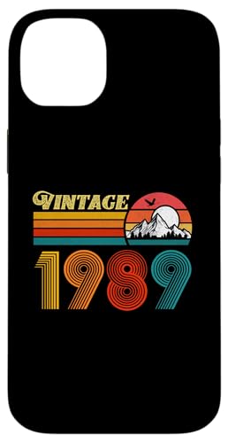 Hülle für iPhone 14 Plus 36 Geburtstag Shirt 36 Jahre alt Männer Frauen Retro Vintage 1989 von Vintage 1989 Shirt Classic Retro 36 Birthday Gift