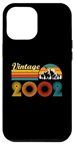 Hülle für iPhone 12 Pro Max Geschenk zum 23. Geburtstag, 23 Jahre, für Männer und Frauen, Retro, Vintage 2002 von Vintage 2002 Shirt Classic Retro 23 Birthday Gift