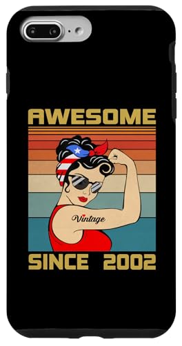 Hülle für iPhone 7 Plus/8 Plus Geschenk zum 23. Geburtstag, 23 Jahre alt, für Frauen, Retro, Vintage 2002 von Vintage 2002 Shirt Classic Retro 23 Birthday Gift