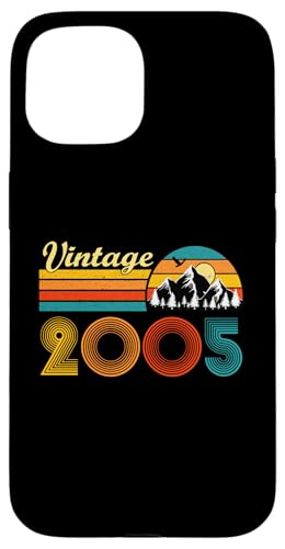 Hülle für iPhone 15 Geschenk zum 20. Geburtstag, 20 Jahre, für Männer und Frauen, Retro, Vintage 2005 von Vintage 2005 Shirt Classic Retro 20 Birthday Gift