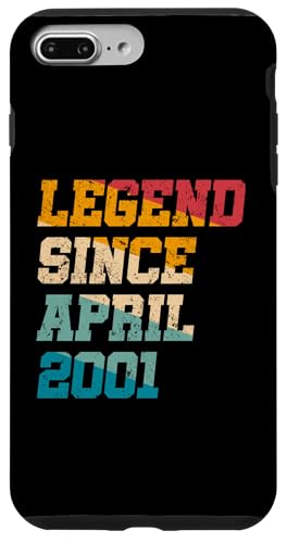 Legend Since April 2001 Lustiges Geschenk zum 24. Geburtstag Hülle für iPhone 7 Plus/8 Plus von Vintage Anniversary Birthday Novelty Gifts By Mj