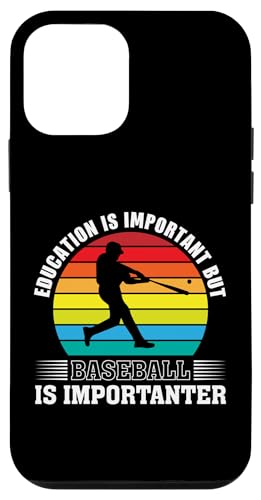 Hülle für iPhone 12 mini Baseball Is Importanter Baseballspieler Lustiger Baseball von Vintage Baseball T-Shirts & Gifts