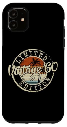 Hülle für iPhone 11 Vintage 1960 64th Birthday Gifts 64 Year Old For Men Women von Vintage Birthday Gifts Co.