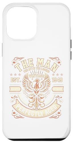 Hülle für iPhone 15 Pro Max 75 Jahre alt Geburtstagsgeschenke für Männer und Frauen 1949 75th Bday von Vintage Birthday Gifts For Men And Women Funny