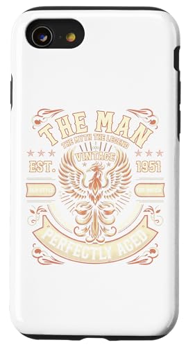 Hülle für iPhone SE (2020) / 7 / 8 73 Jahre alte Geburtstagsgeschenke für Männer und Frauen 1951 73. Geburtstag von Vintage Birthday Gifts For Men And Women Funny