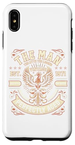 Hülle für iPhone XS Max Geburtstagsgeschenke für Männer und Frauen 1971 53. Geburtstag von Vintage Birthday Gifts For Men And Women Funny