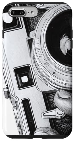 Hülle für iPhone 7 Plus/8 Plus Kamera Analog Vintage SLR Kunst Fotografen Film von Vintage Camera Retro Photographer Film Gifts Store