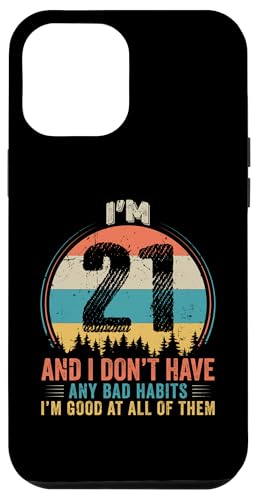 Hülle für iPhone 12 Pro Max Live Legend 21th years Old Vintage Funny Humor His Her Funny von Vintage Funny Humor Retro Birthday Legend Gifts