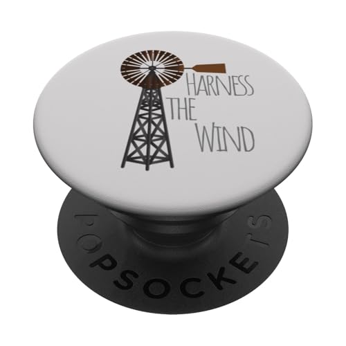 Harness The Wind PopSockets mit austauschbarem PopGrip von Vintage Geeky Tops