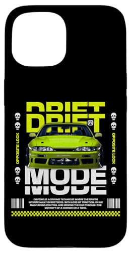 Hülle für iPhone 15 JDM Tokyo Japan Drift Race Car Tuning Retro Vintage Grafik von Vintage Japanese JDM Drift Race Car Graphic