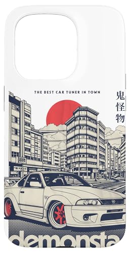 Hülle für iPhone 15 Pro JDM Tokyo Japan Drift Race Car Tuning Retro Vintage Grafik von Vintage Japanese JDM Drift Race Car Graphic