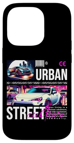 JDM Tokyo Japan Drift Race Car Tuning Retro Vintage Grafik Hülle für iPhone 14 Pro von Vintage Japanese JDM Drift Race Car Graphic