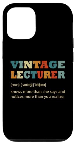 Hülle für iPhone 13 Vintage Lecturer Knows More Than She Says Outfit Definition von Vintage Job Dictionary Definition Tees