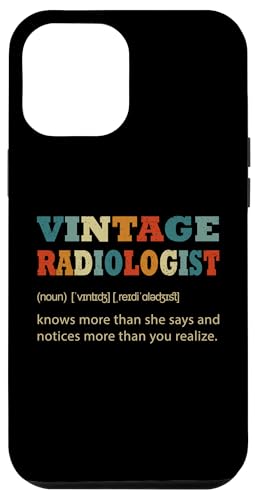 Hülle für iPhone 15 Plus Vintage Radiologist Knows More Than She Says Outfit Definiti von Vintage Job Dictionary Definition Tees
