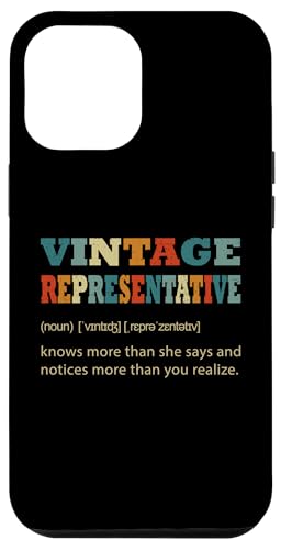 Hülle für iPhone 15 Pro Max Vintage Representative Knows More Than She Says Outfit Defin von Vintage Job Dictionary Definition Tees